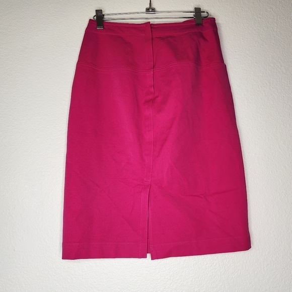 Theory Barbie Pink Front Pocket Pencil Skirt 0 - Picture 3 of 6